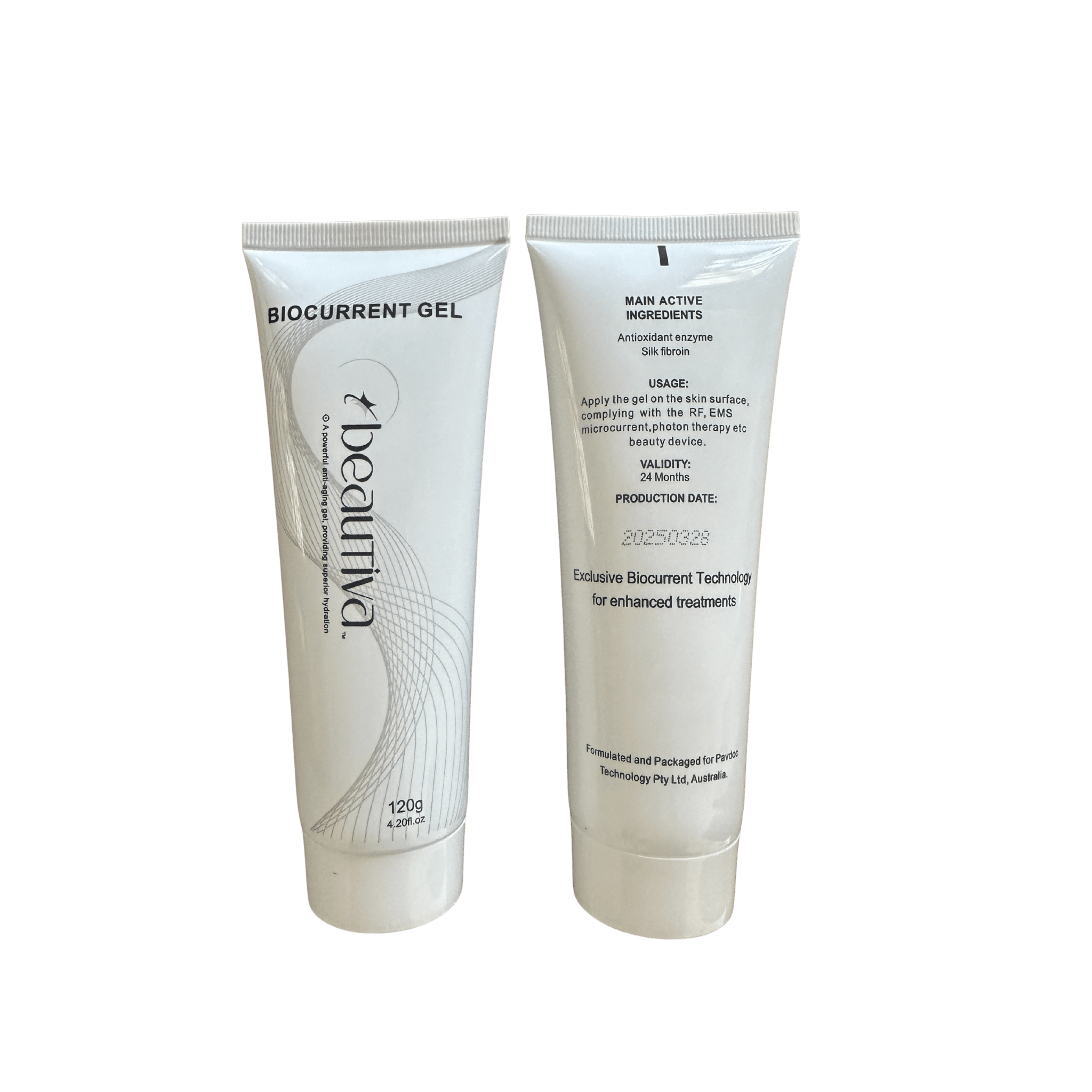 Beautiva Biocurrent Conductive Gel – Hydrating & Antioxidant Formula